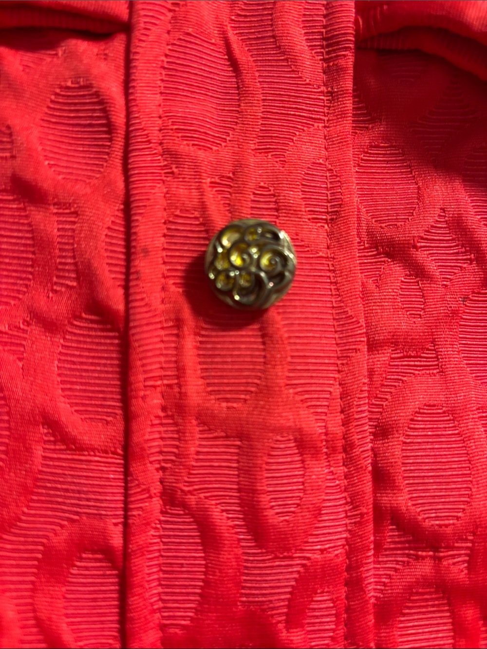 Sandra Darren size 8 vibrant red dress - Picture 4 of 5